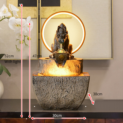 CHENYISHI Chinese Fortune-lubricating Water Ornaments Pixiu Living Room Shop Desktop Counter Landscape Indoor Fountain Entryway