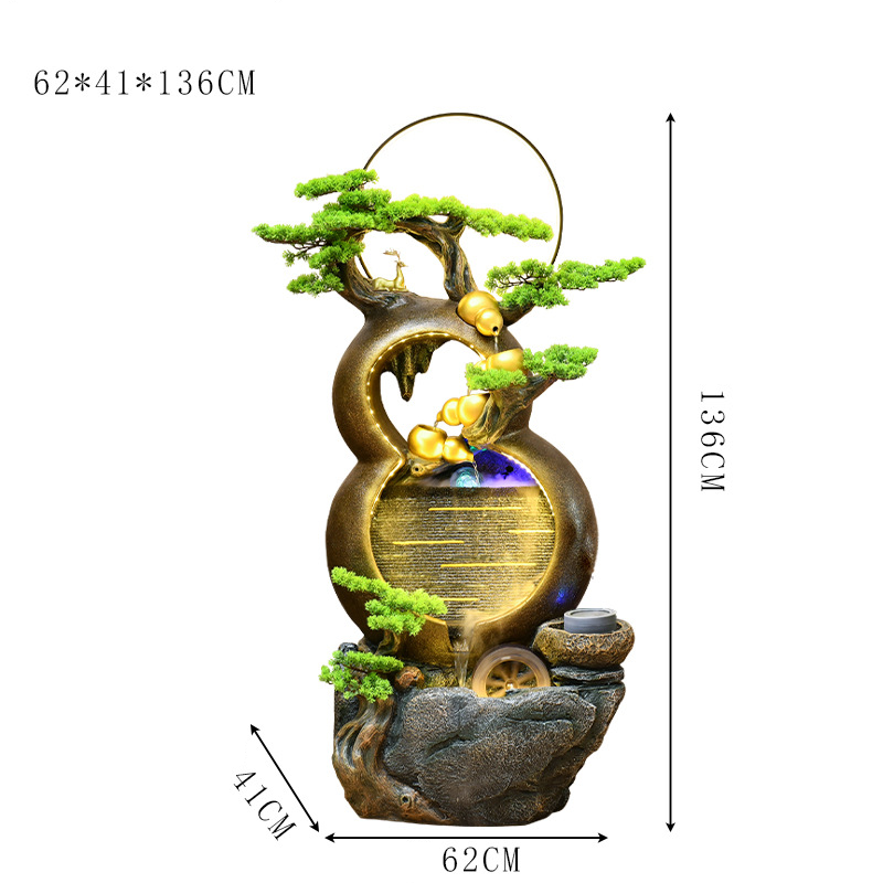 CHENYISHI Flowing Water Ornaments Creative Fountain Living Room Desktop Other Home Decoration
