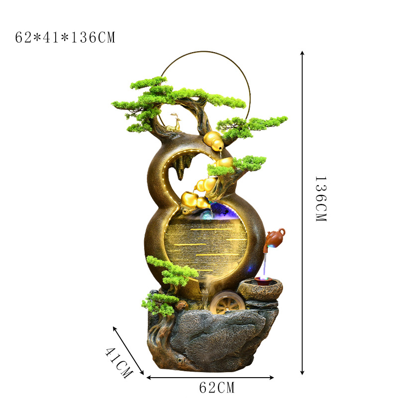 CHENYISHI Flowing Water Ornaments Creative Fountain Living Room Desktop Other Home Decoration