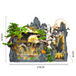 CHENYISHI Rockery Flowing Water Fountain Living Room Entrance Water Feature Fish Pond Tank Floor Standing Zen Garden Fountain