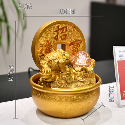 CHENYISHI Chinese Fortune-lubricating Water Ornaments Pixiu Living Room Shop Desktop Counter Landscape Indoor Fountain Entryway