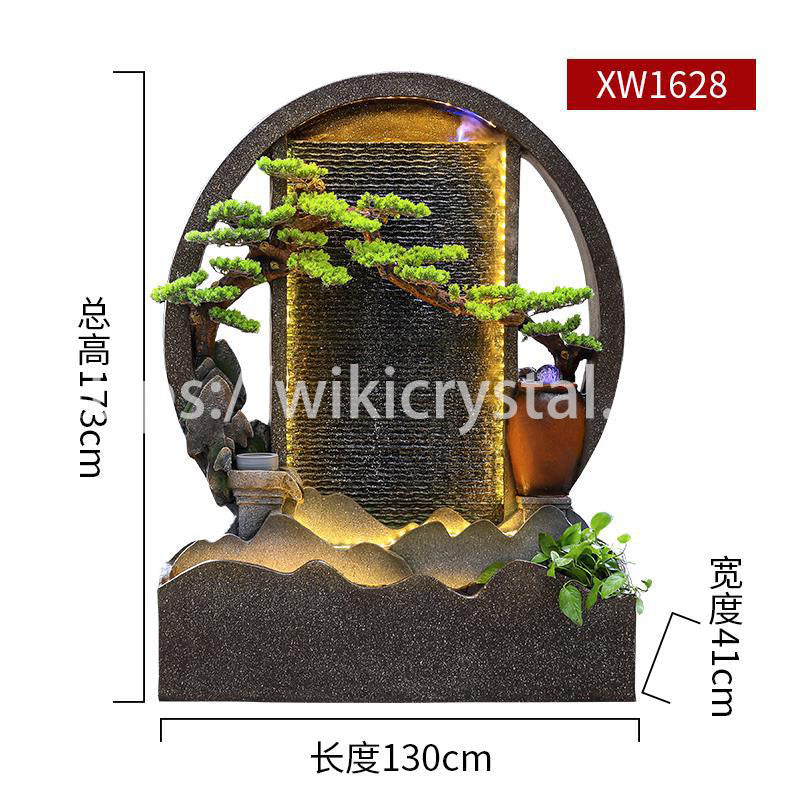 water curtain wall flow ornaments