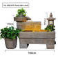 CHENYISHI Courtyard Stone Mill Alpine Water Fountain Ornaments Roof Balcony Garden Decoration Fish Pond Rockery Landscape Decor