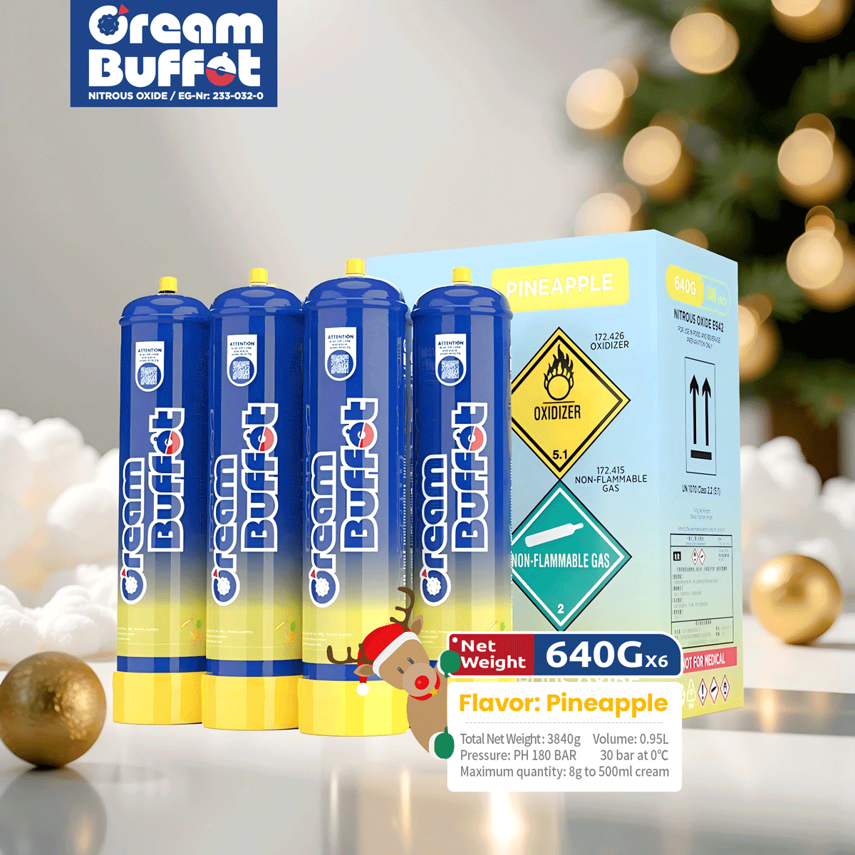 cream buffet 640g Whipped Cream Chargers Steel Construction whipped cream chargers