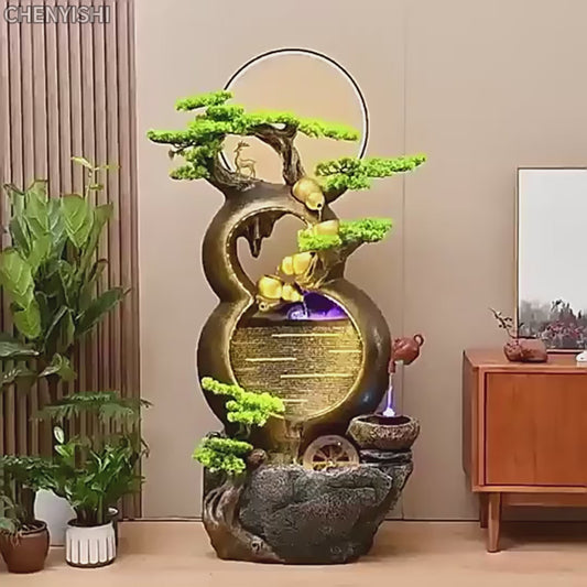 CHENYISHI Flowing Water Ornaments Creative Fountain Living Room Desktop Other Home Decoration