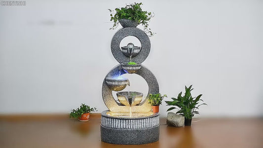 CHENYISHI European Luxury Gray Home Decor For Garden Lawn Yard Indoor And Outdoor Water Fountain Housewarming Gift Waterfalls