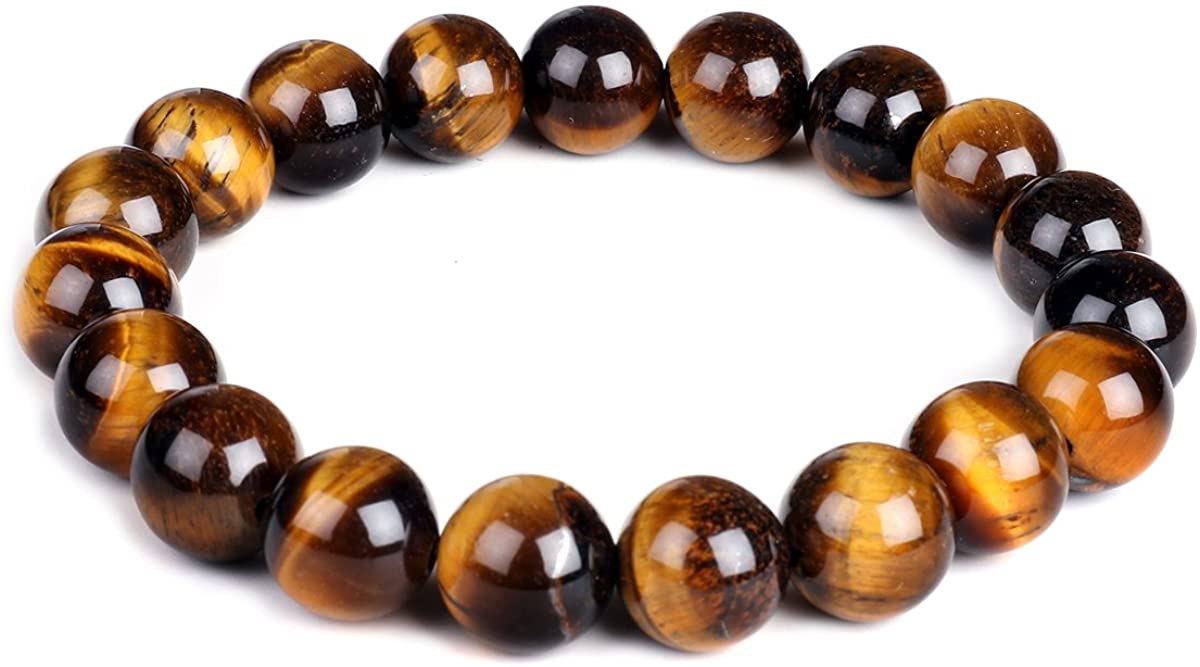 8mm Yellow Tigers Eye Bracelet