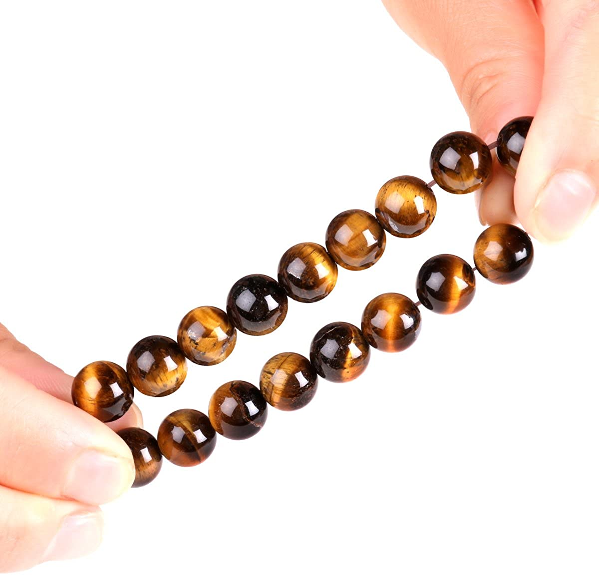 8mm Yellow Tigers Eye Bracelet