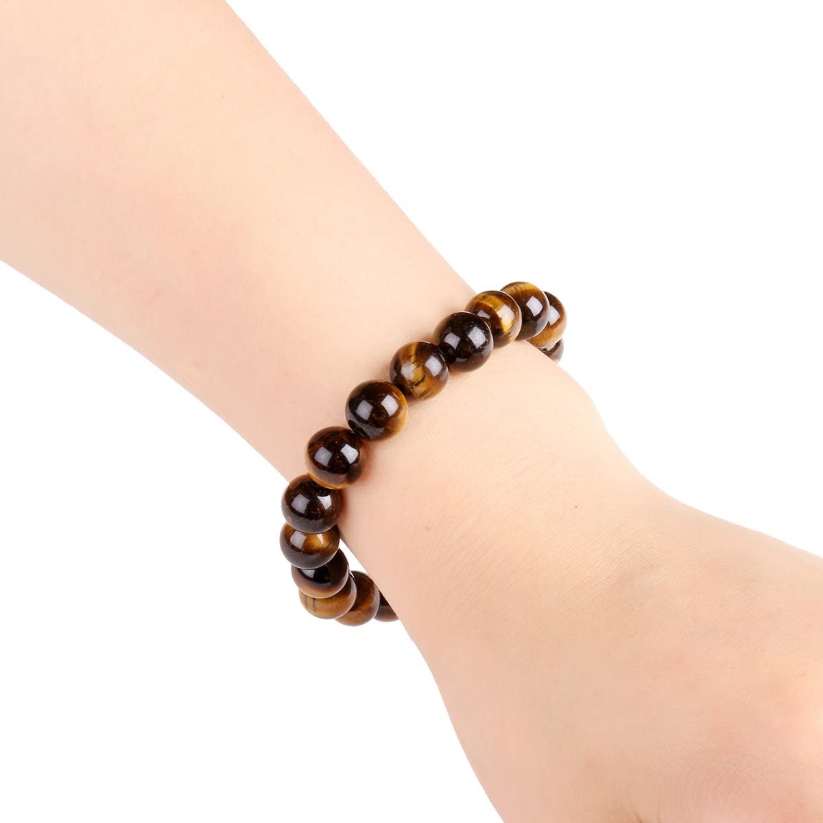 8mm Yellow Tigers Eye Bracelet