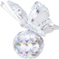 Crystal Cut Butterfly Animal Ornament Decoration for Office Table Home Bedroom