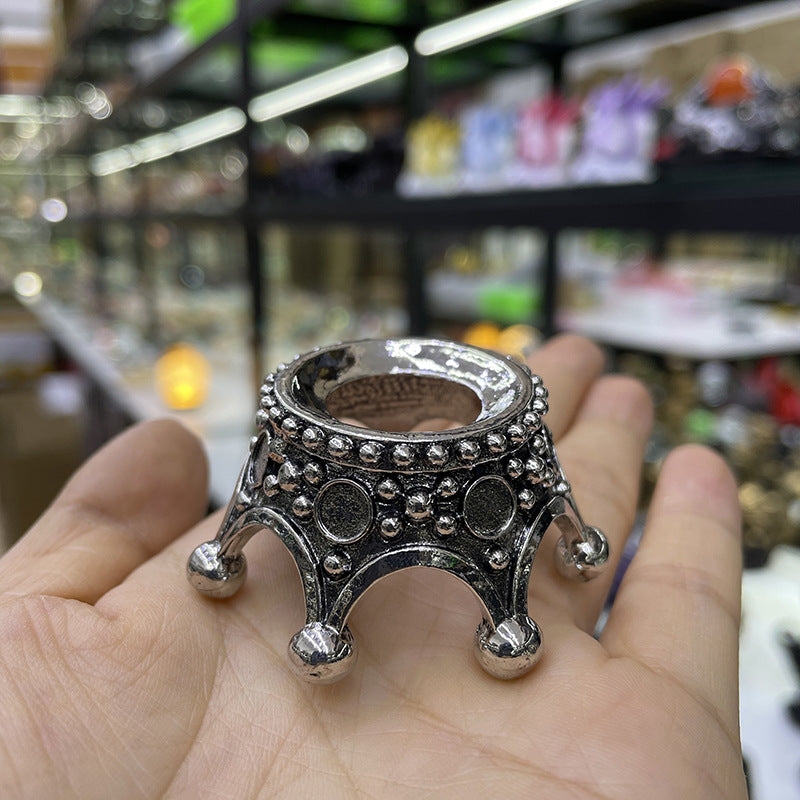 Soporte de esfera con forma de estrella y luna, decoración de planetas, anillo de esfera astronómica