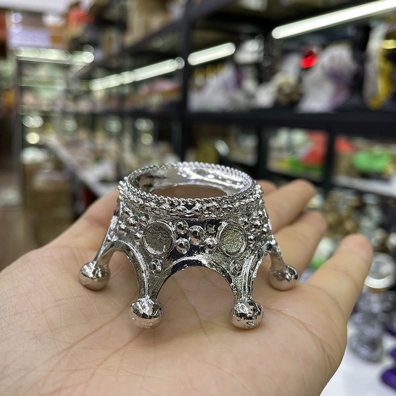 Soporte de esfera con forma de estrella y luna, decoración de planetas, anillo de esfera astronómica