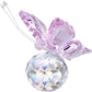 Crystal Cut Butterfly Animal Ornament Decoration for Office Table Home Bedroom