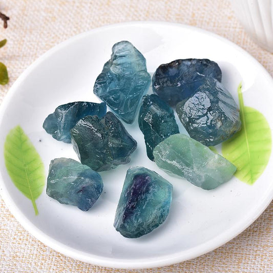 Natural Green Fluorite Toumble Stones