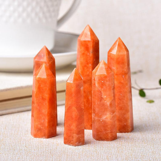 Healing Sunstone  Point Orange Wand