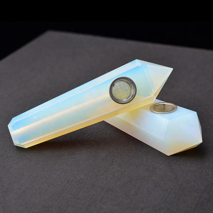 Opal Crystal Pipe