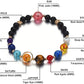 Universe Galaxy Charm Bracelet Eight Planets Bead Solar System Guardian Star Bracelets