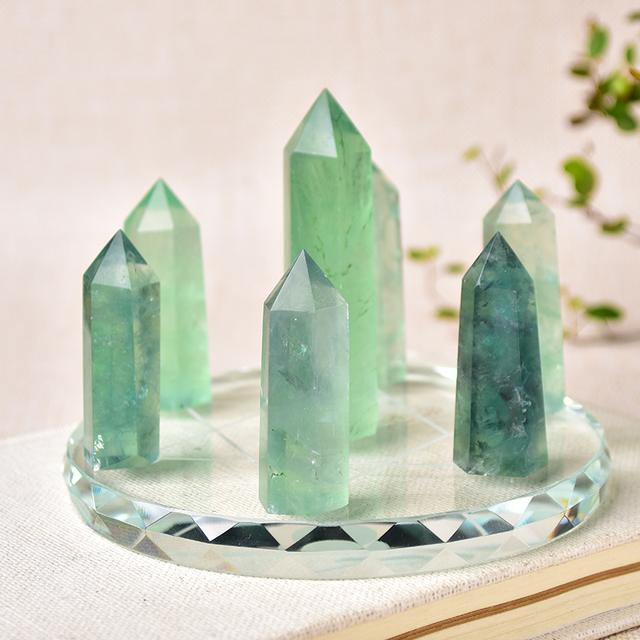 1 juego de piedras curativas de chakras con punta de cristal natural con placa de siete estrellas