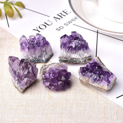 Natural Amethyst Crystal Cluster Quartz