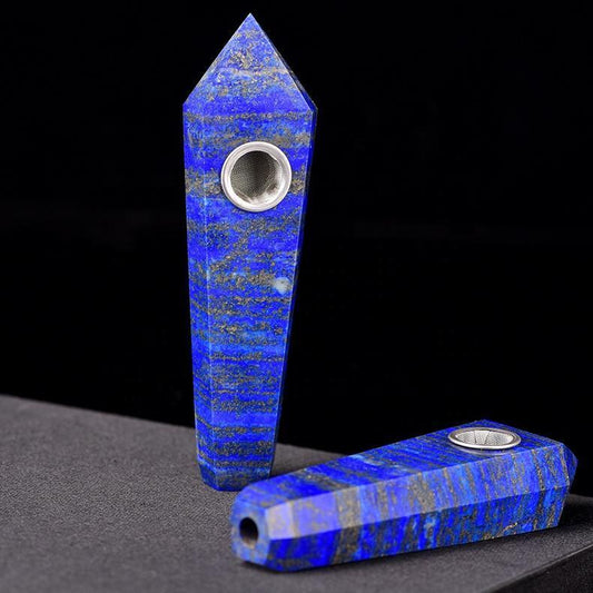 Natural Lapis Lazuli Pipe