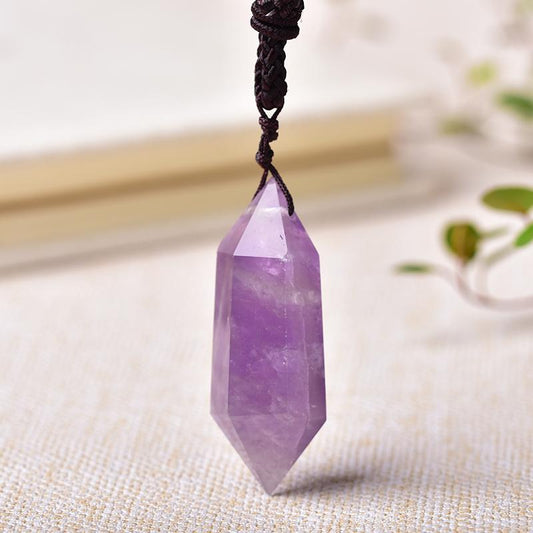 Natural Crystal Pendant Jewelry Double Terminated Point