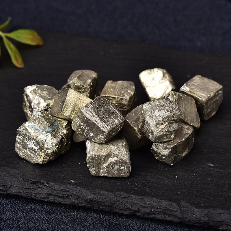 Natural Pyrite Irregular Ore Mineral Tumble Stone