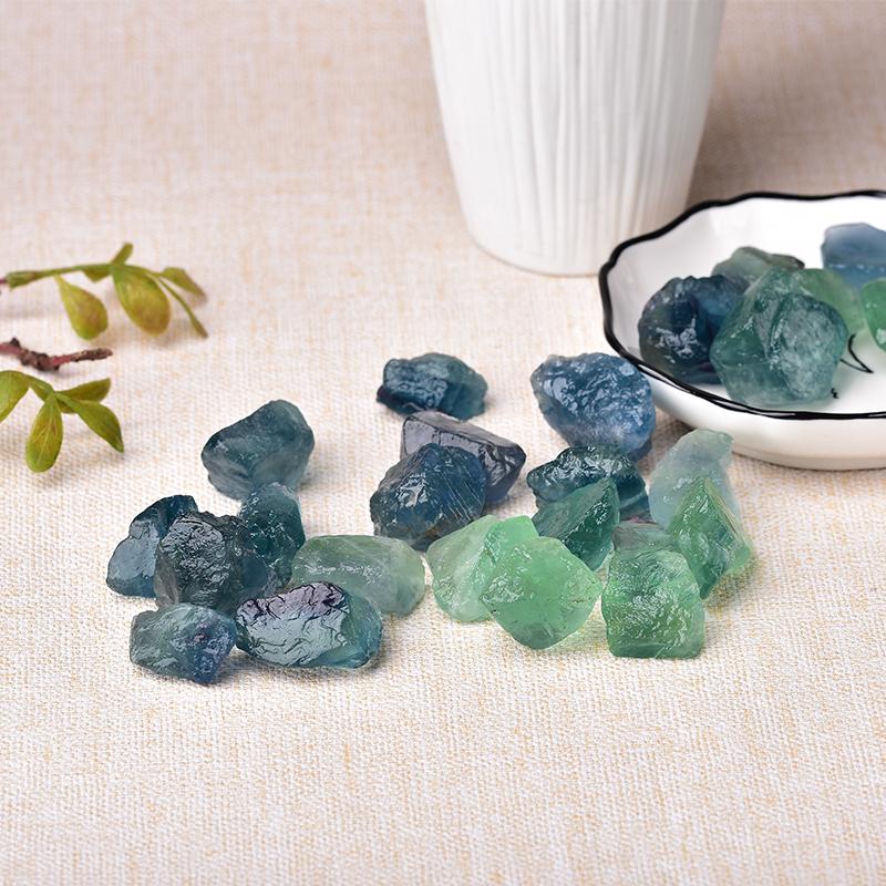 Natural Green Fluorite Toumble Stones