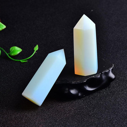 Crystal Opal Quartz Point Healing Stone Tower