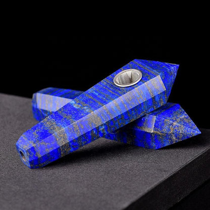 Natural Lapis Lazuli Pipe