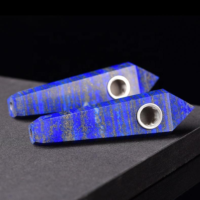 Natural Lapis Lazuli Pipe