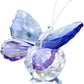 Crystal Cut Butterfly Animal Ornament Decoration for Office Table Home Bedroom