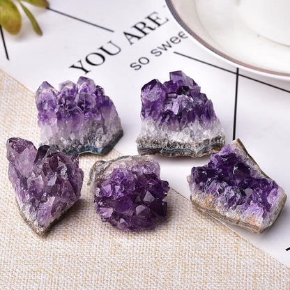 Natural Amethyst Crystal Cluster Quartz