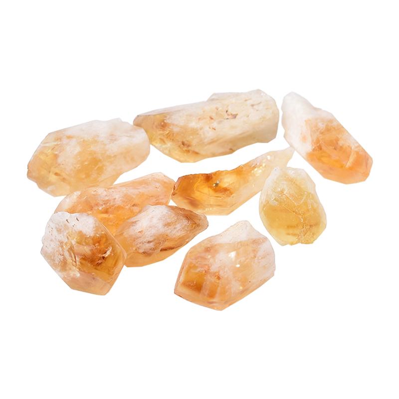 Natural Citrine Crystal Point Raw Stones