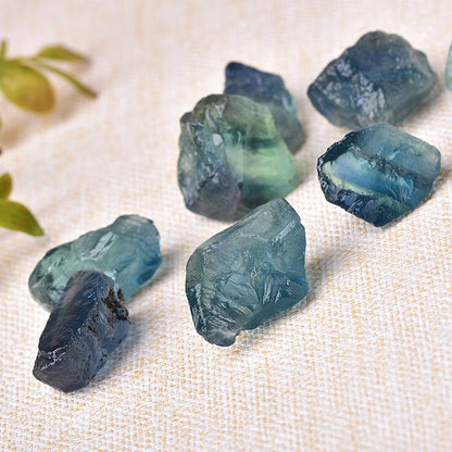 Natural Green Fluorite Toumble Stones