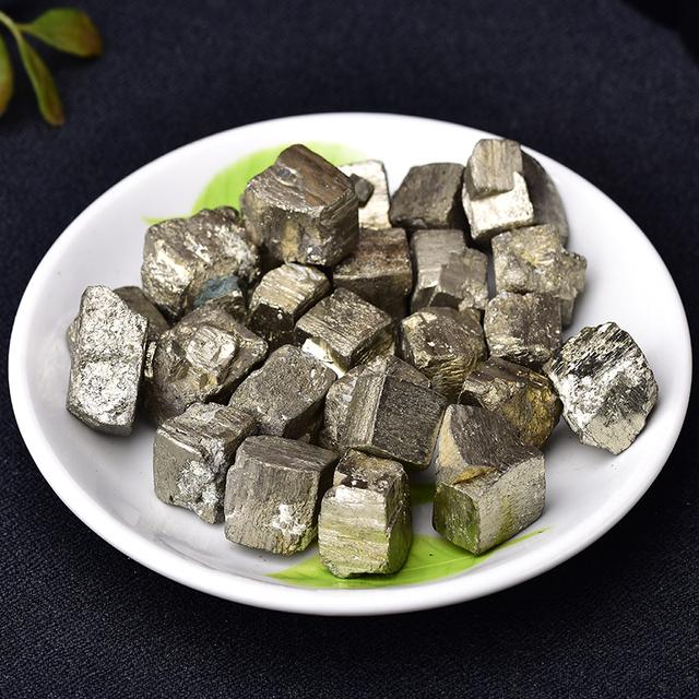 Natural Pyrite Irregular Ore Mineral Tumble Stone