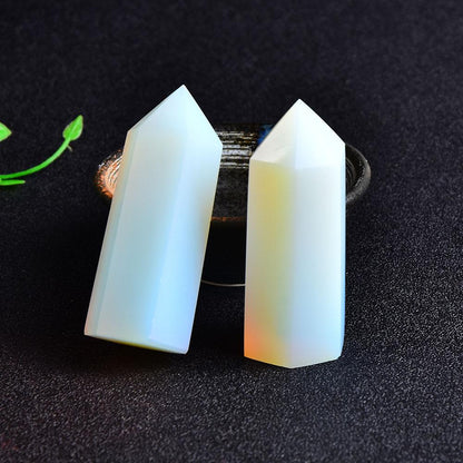 Crystal Opal Quartz Point Healing Stone Tower