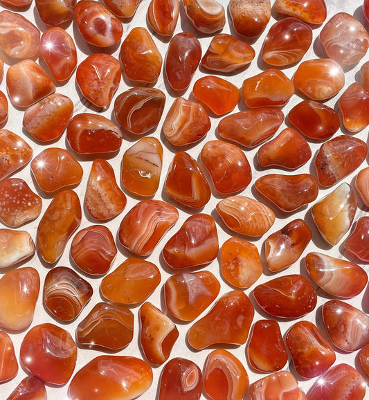 CARNELIAN TUMBLED STONE