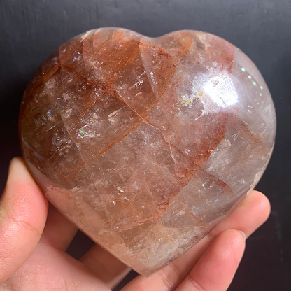 Fire Quartz Heart