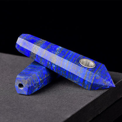 Natural Lapis Lazuli Pipe