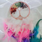 Dream Catcher with Natural Crystal Amethyst Chips Tree of Life Dream Catcher