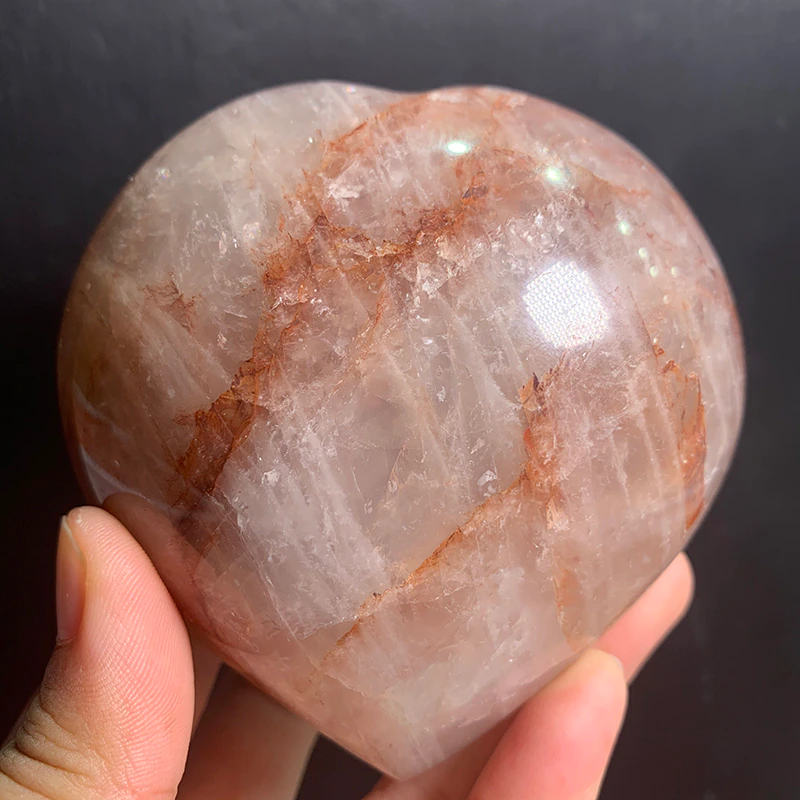 Fire Quartz Heart