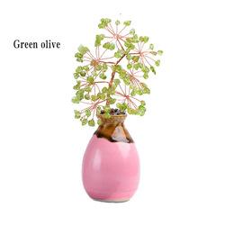 Ceramic Vase Crystal Tree