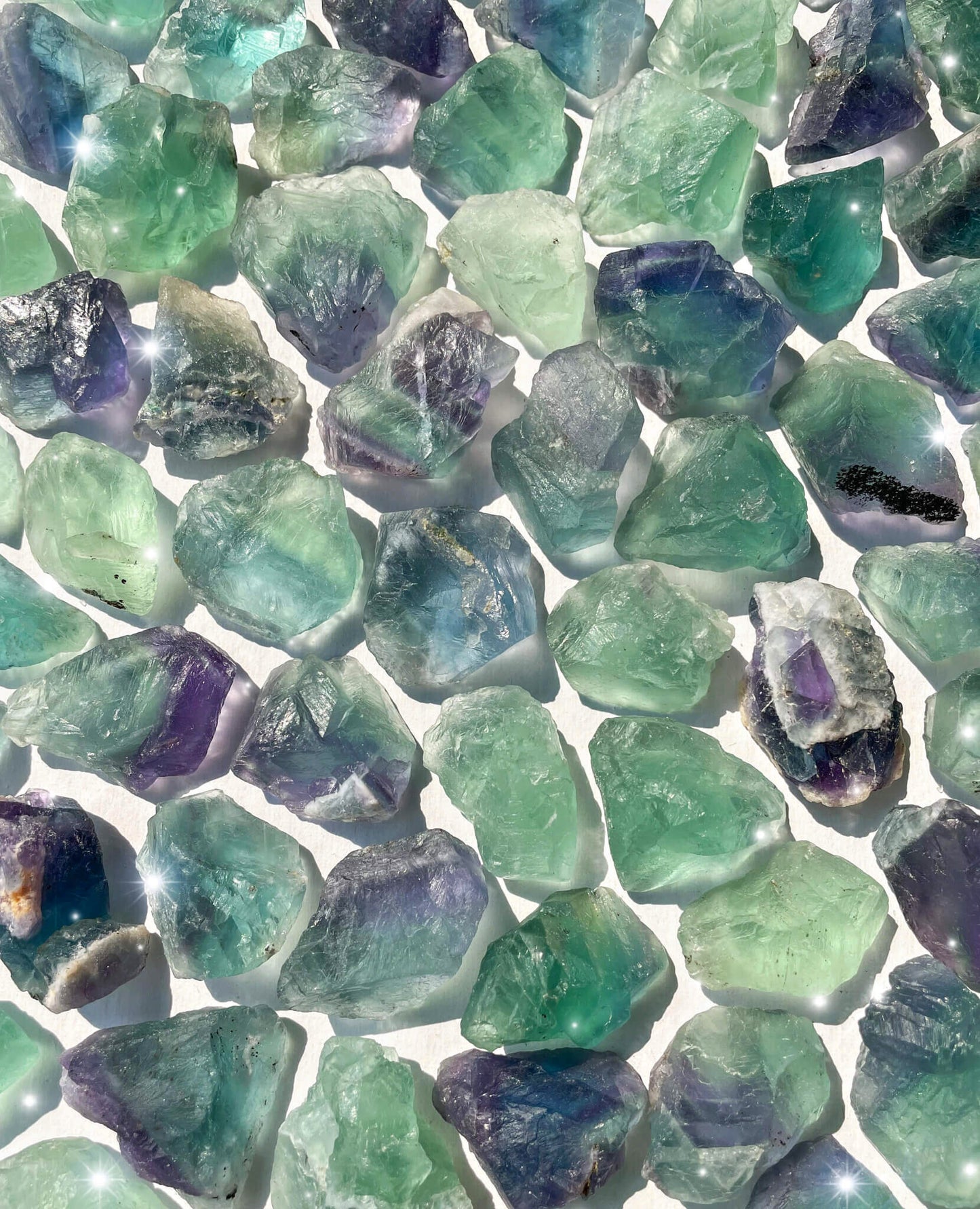 RAW FLUORITE TUMBLED STONE