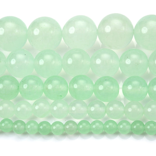 Green Chalcedony Jades Bead for Jewelry Making