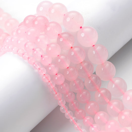 Rose Quartz Beads for Jewelry Making