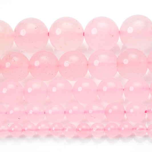 Rose Quartz Beads for Jewelry Making