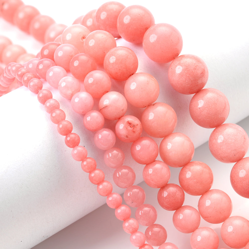 Cuentas de ágata roja para hacer joyas 