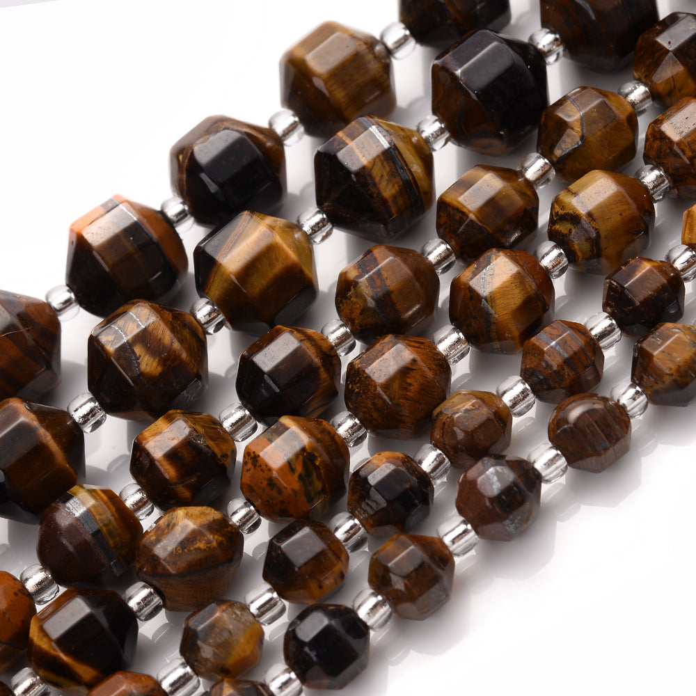 Tiger Eye Olive Bead for Jewelry Making