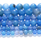 Blue Jade Stone Beads for Jewelry Making