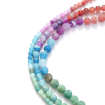 Cuentas de ágata de chakras para hacer joyas